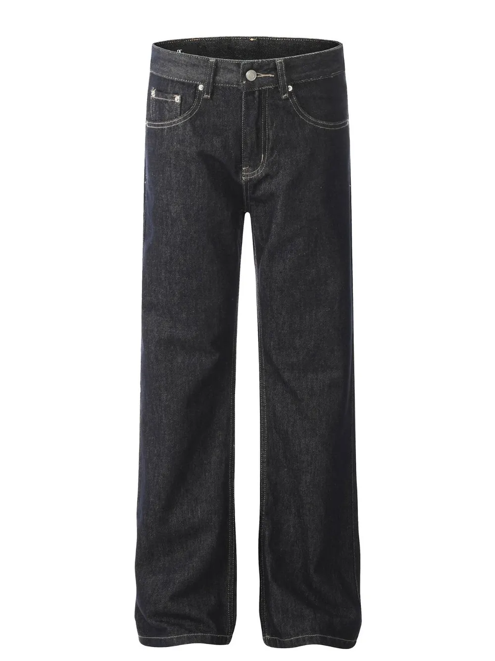 Men's Wash Straight Leg Jeans, image 2