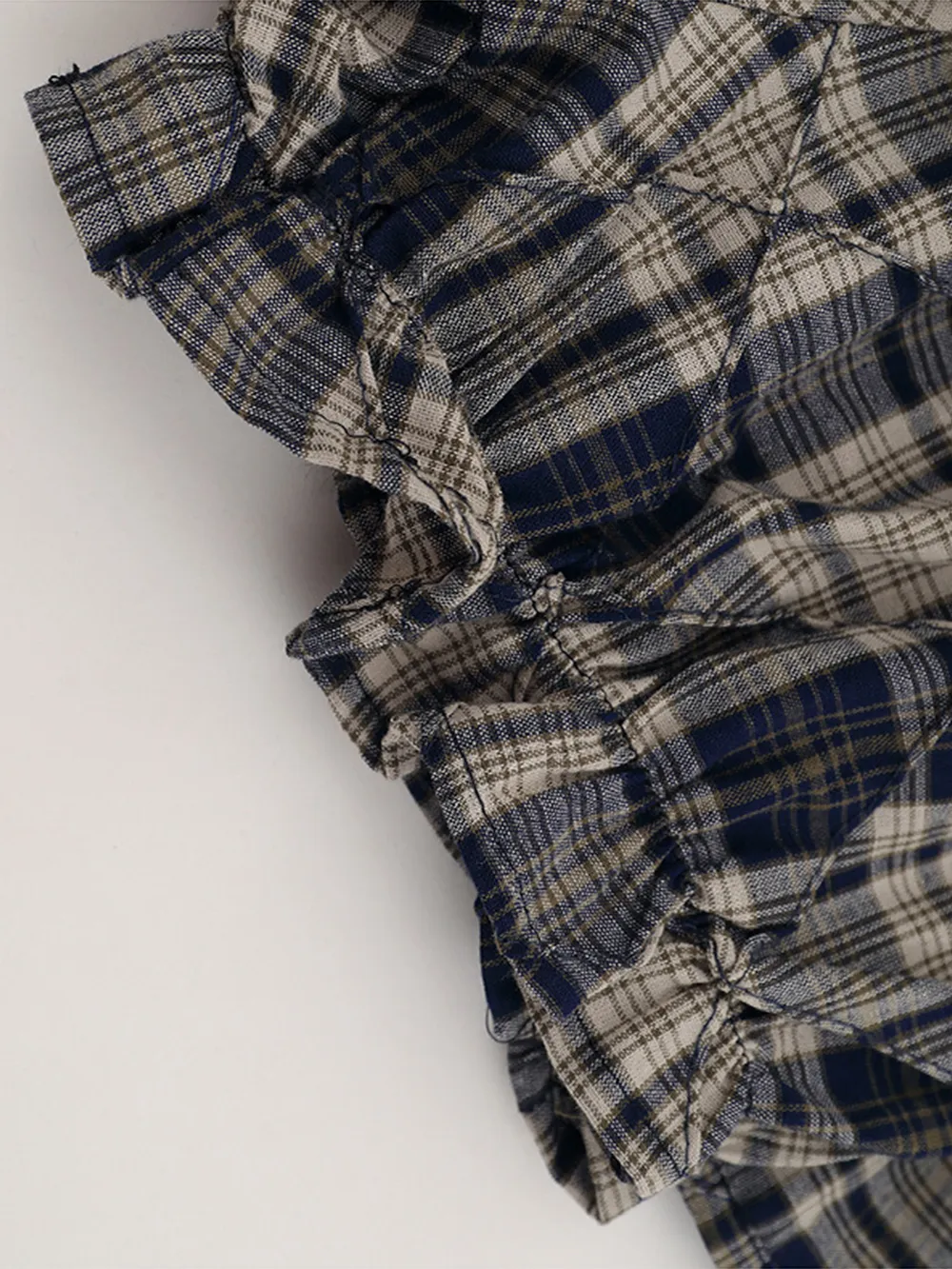 Drawstring Plaid Skort, image 5