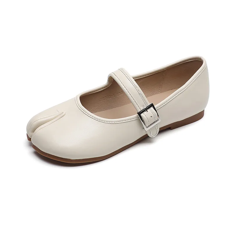 Split-Toe Flat Slip-Ons, image 3