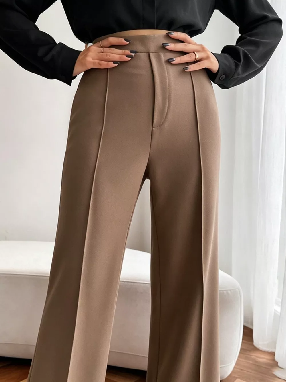 High Waist Flare Pants, image 6