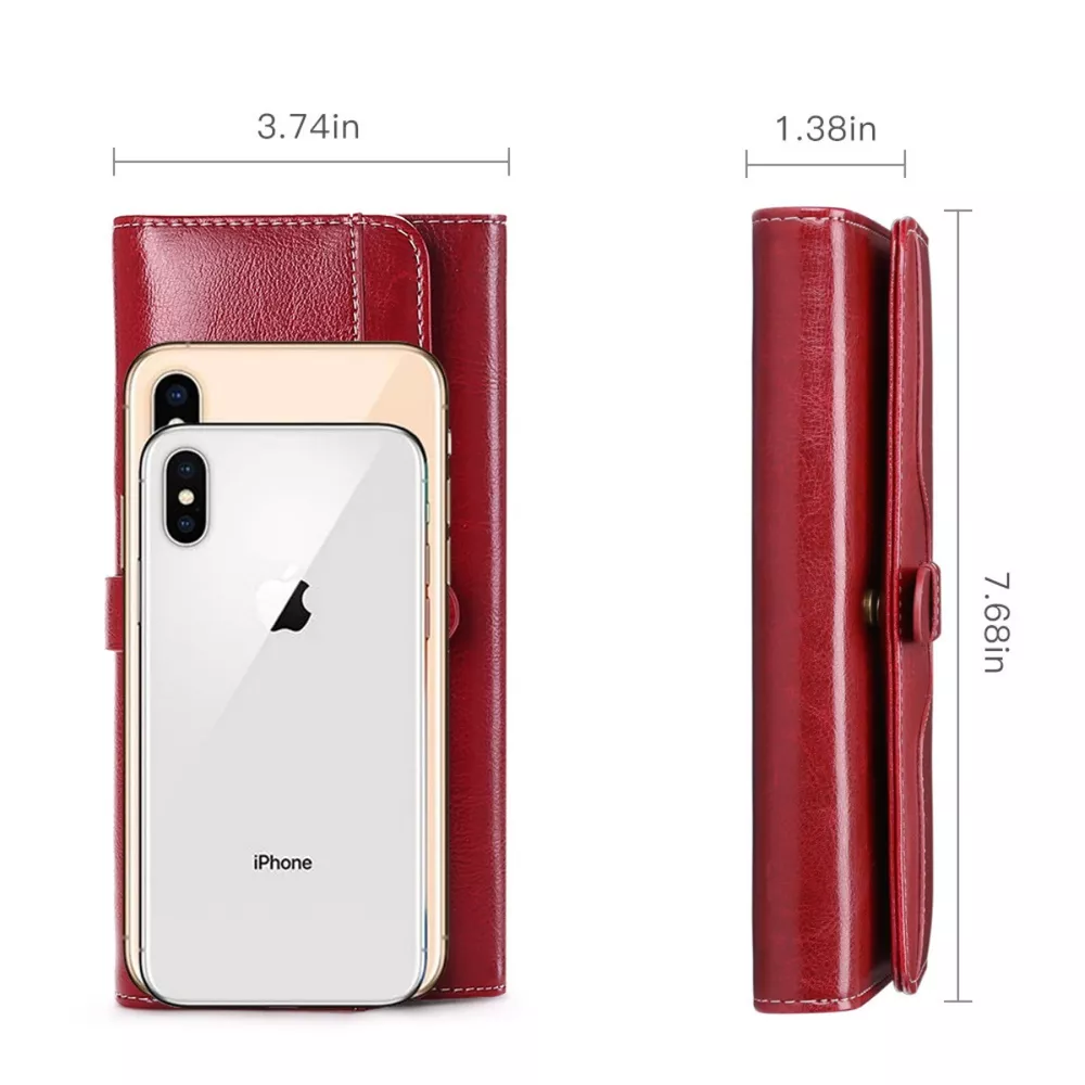 Leather Long Wallet, image 4