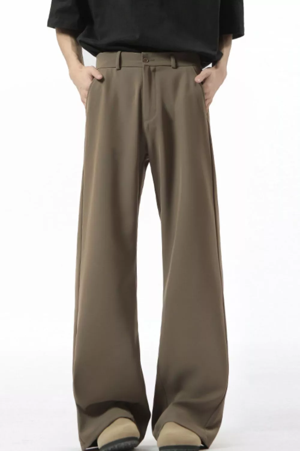 Men's Full Size Wide Leg Pants Plus Size, image 4