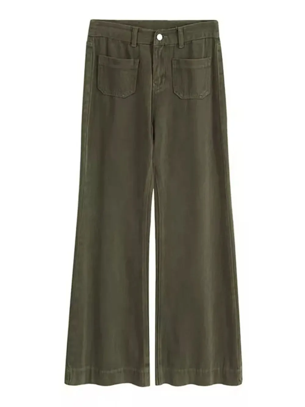Full Size Wide Leg Pants with Pockets Plus Size, image 6