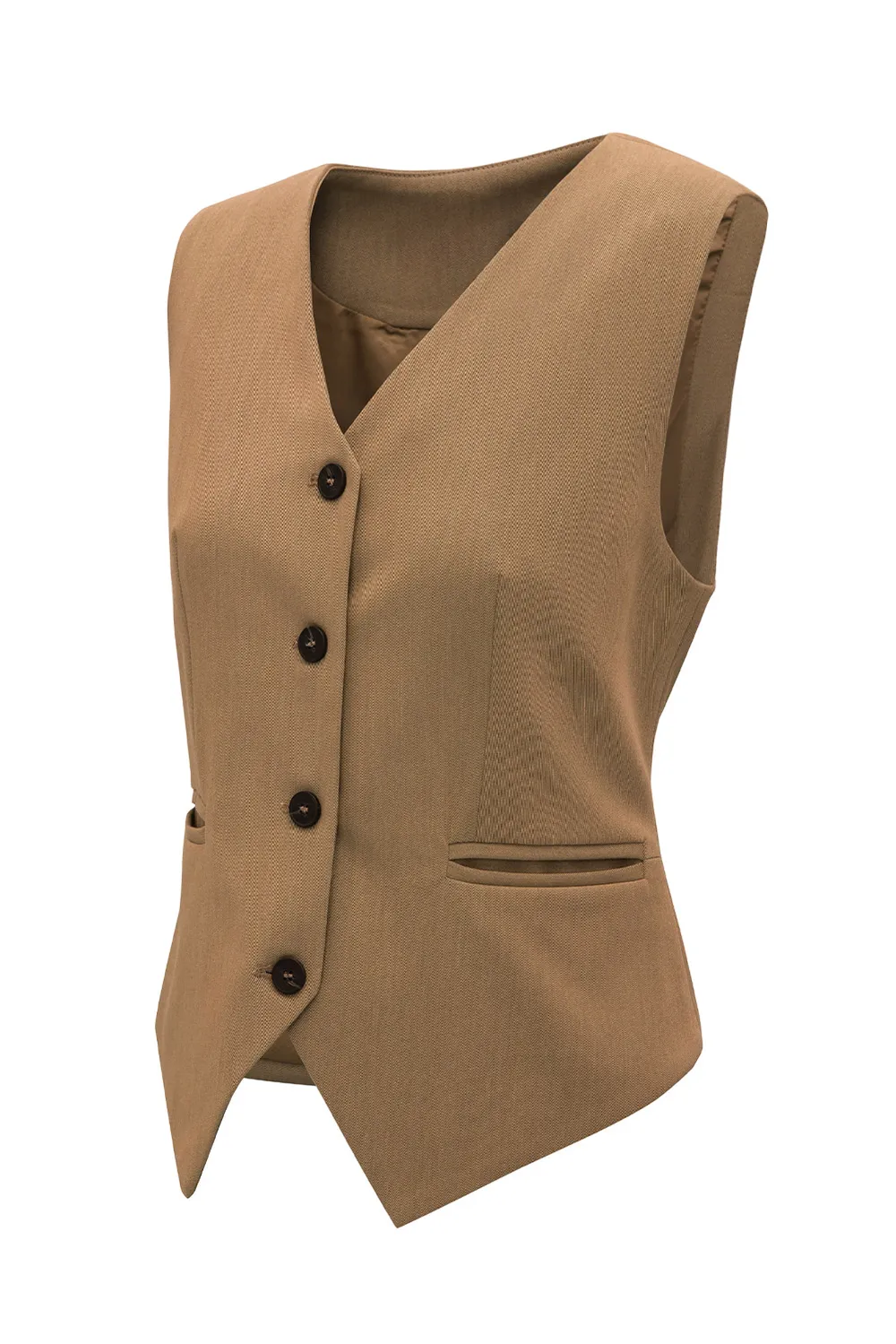 Pocketed Button Up Vest, image 6