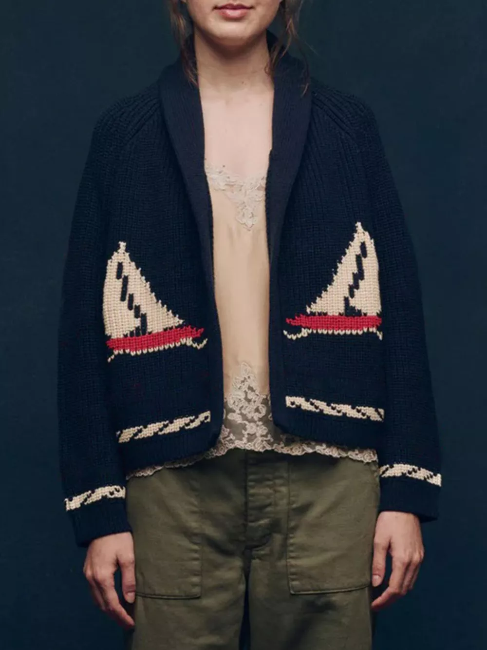 Open Front Long Sleeve Cardigan, image 3