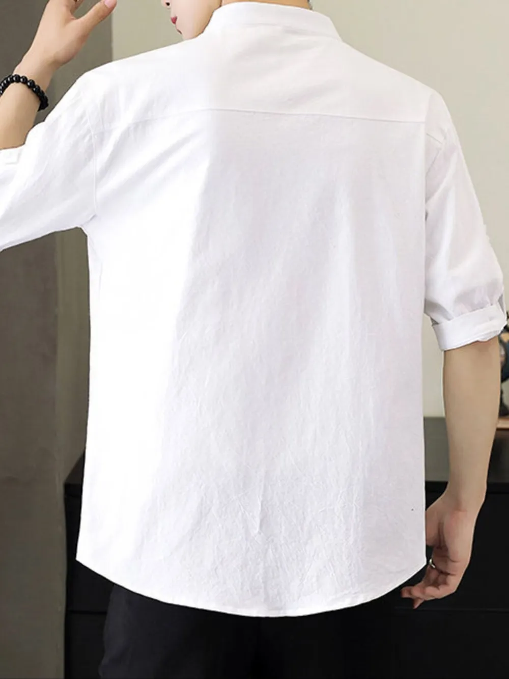 Men's Plus Size Button Up Short Sleeve Shirt, image 9