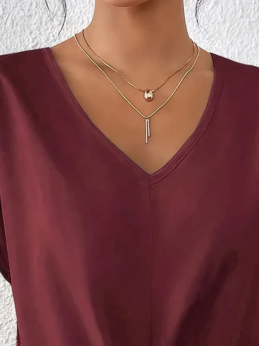 V-Neck Twist Front Top, image 4