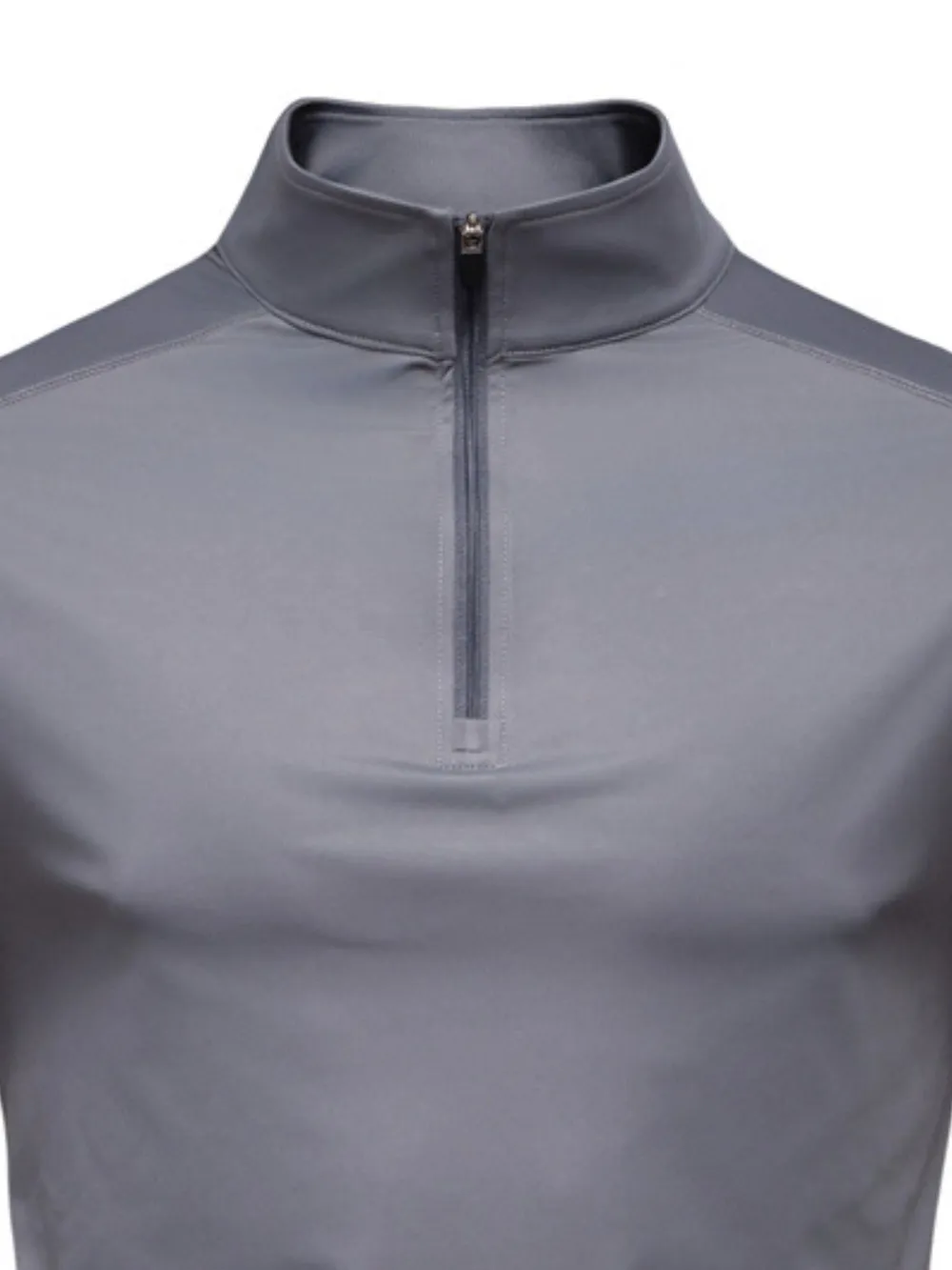 Men's Sun Protection Long Sleeve Half-Zip T-Shirt, image 4