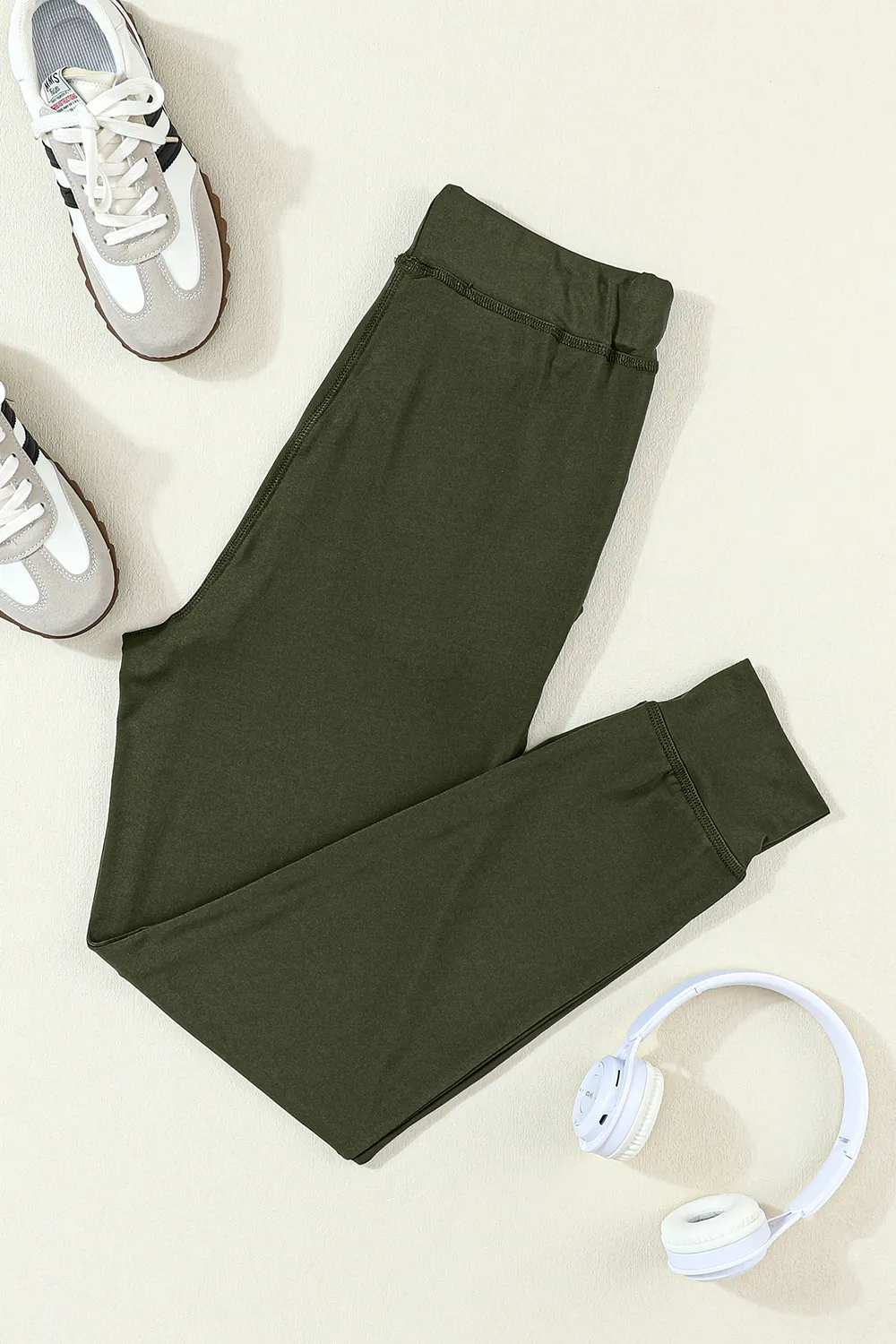 Drawstring Joggers with Pockets, image 5