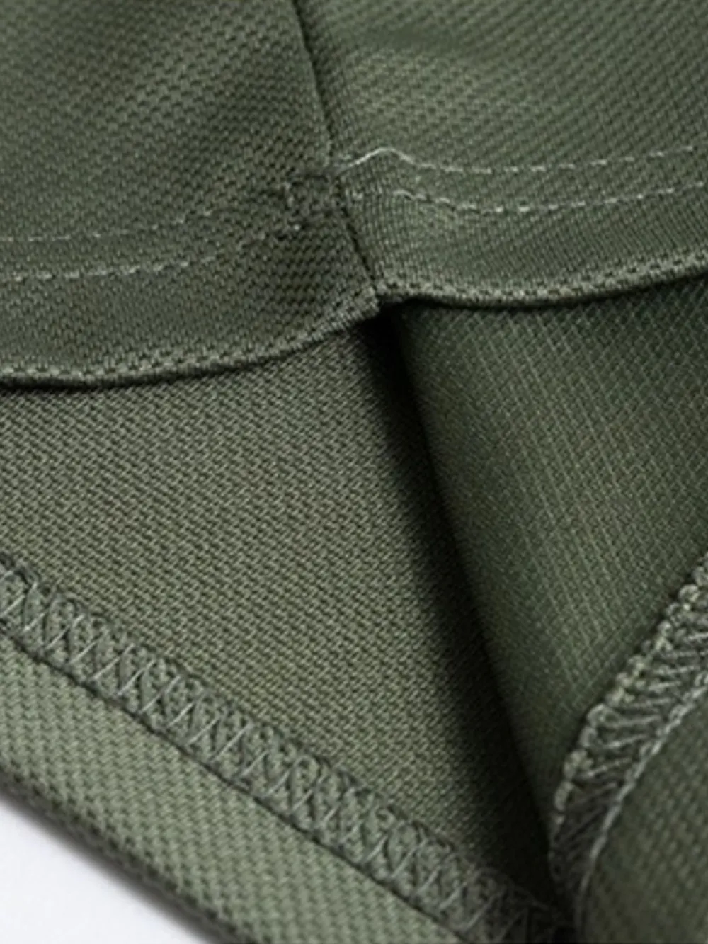 Men's Plus Size Button Detail Short Sleeve Polo, image 3