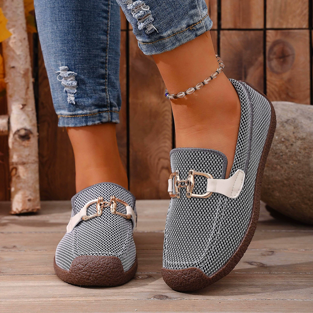 Round Toe Flat Slip-Ons, image 5