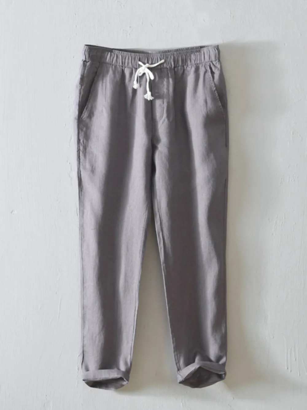 Men's Plus Size Drawstring Loose Fit Pants, image 6