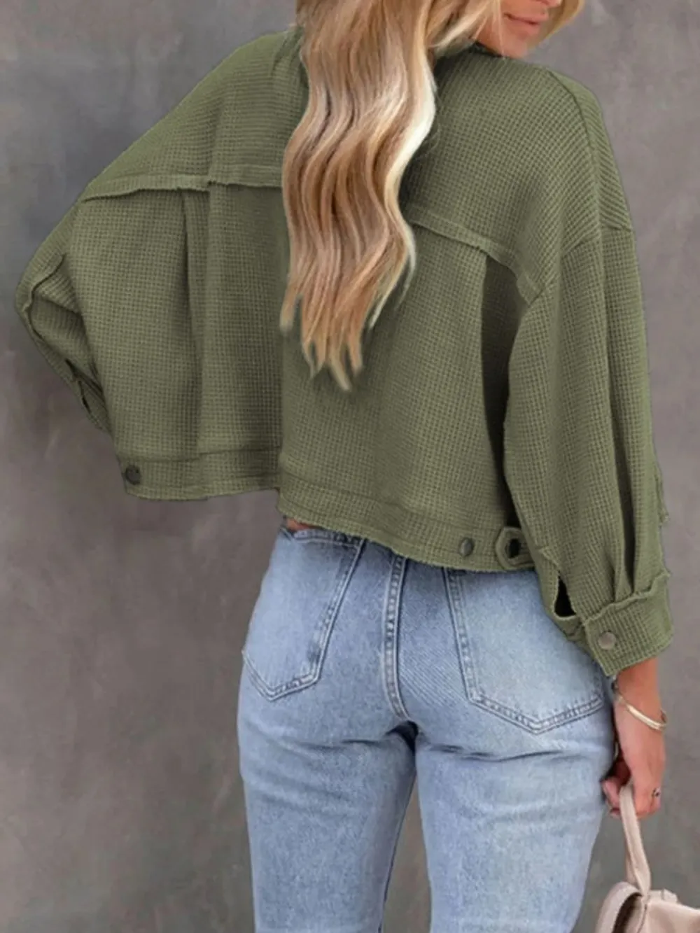 Button Up Long Sleeve Jacket, image 7