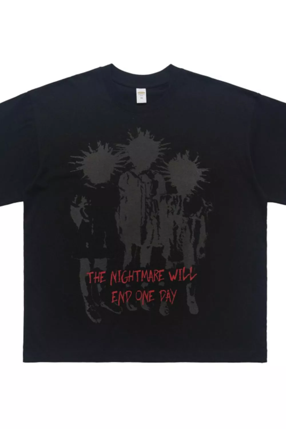 Men's Graphic Round Neck Oversized T-Shirt, image 4