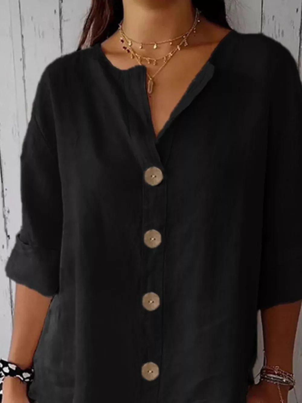 Casual Loose Button-Down Shirt, image 7