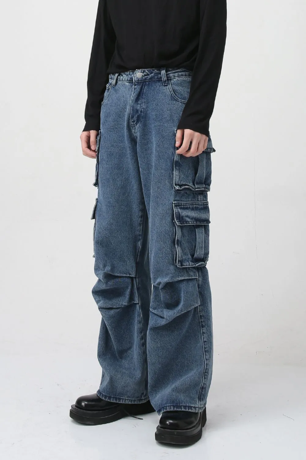 Jeans with Cargo Pockets, image 2