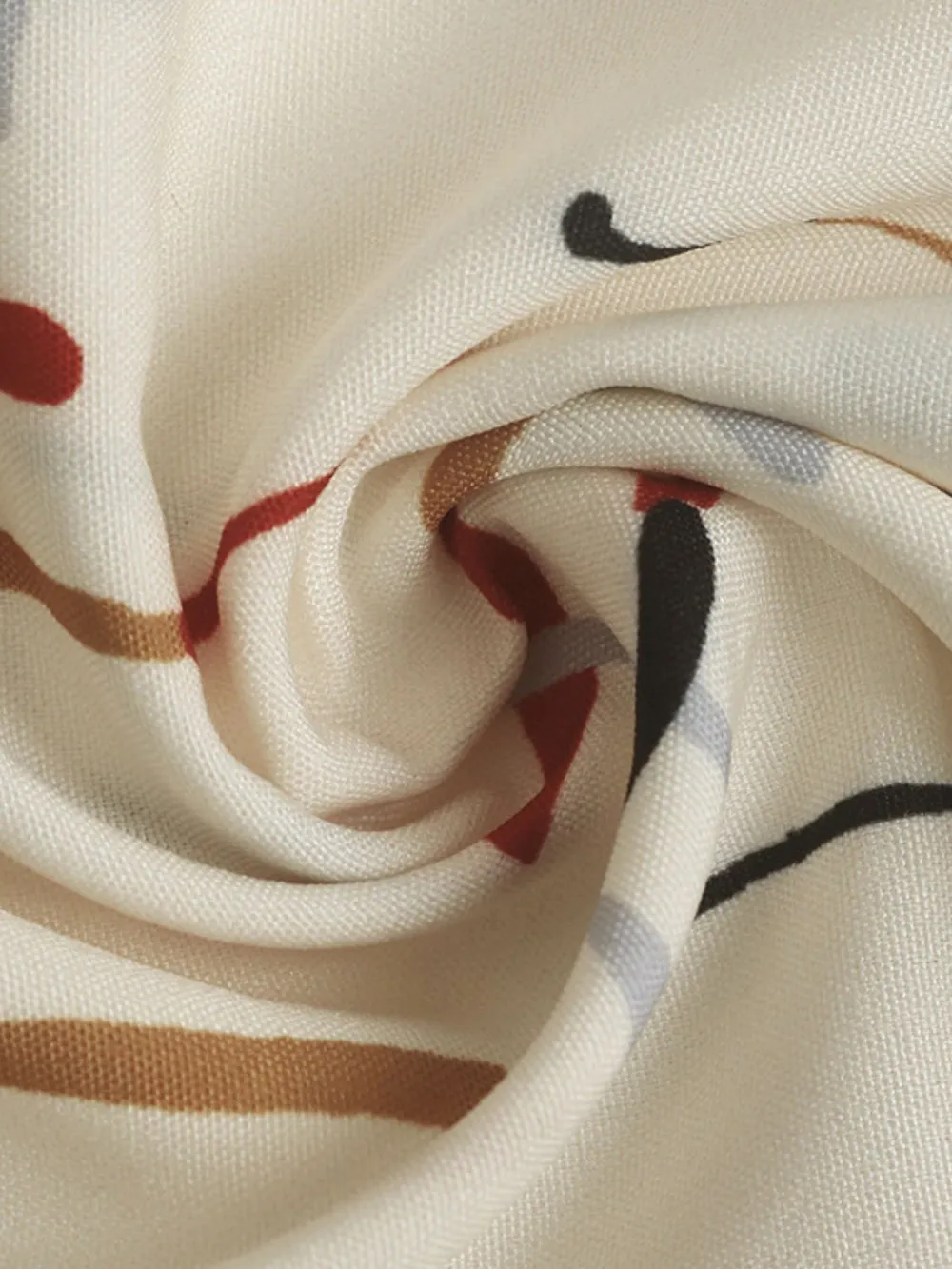 Printed Collared Neck Short Sleeve Shirt, image 4