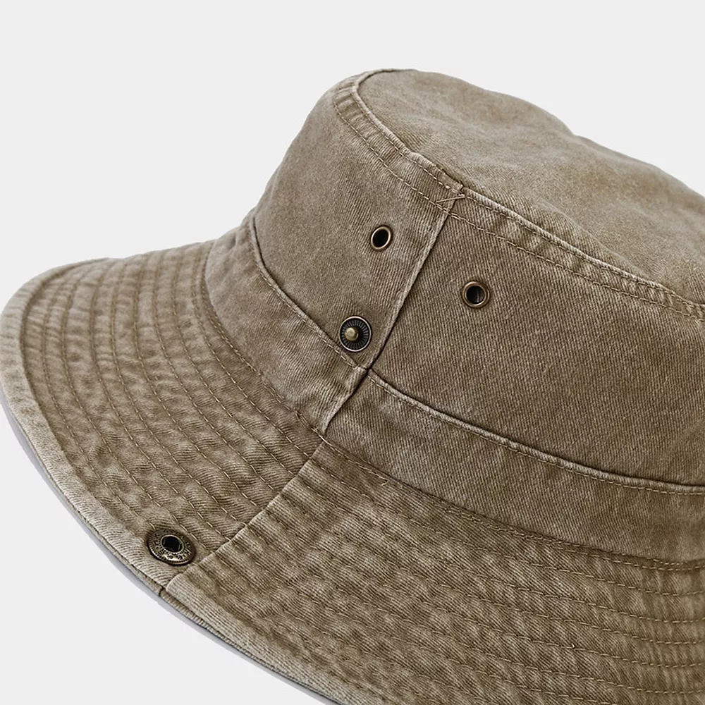 Wide-Brim Sun Protection Bucket Hat, image 8