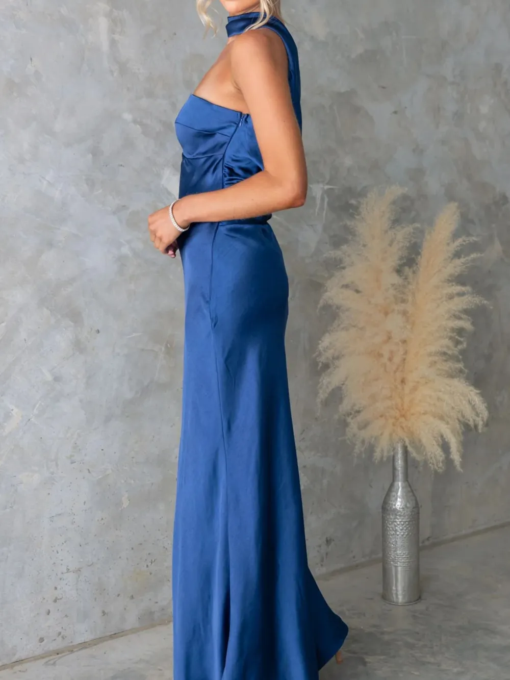 Satin Tube Maxi Dress, image 4