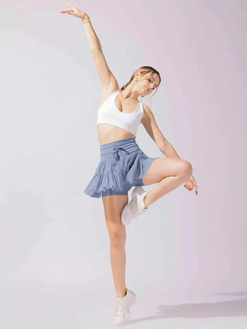 High Waist Skort with Pockets, image 5