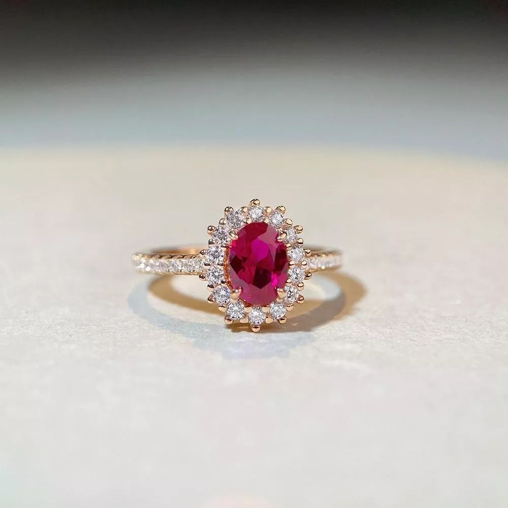 925 Sterling Silver Oval Ring, image 2