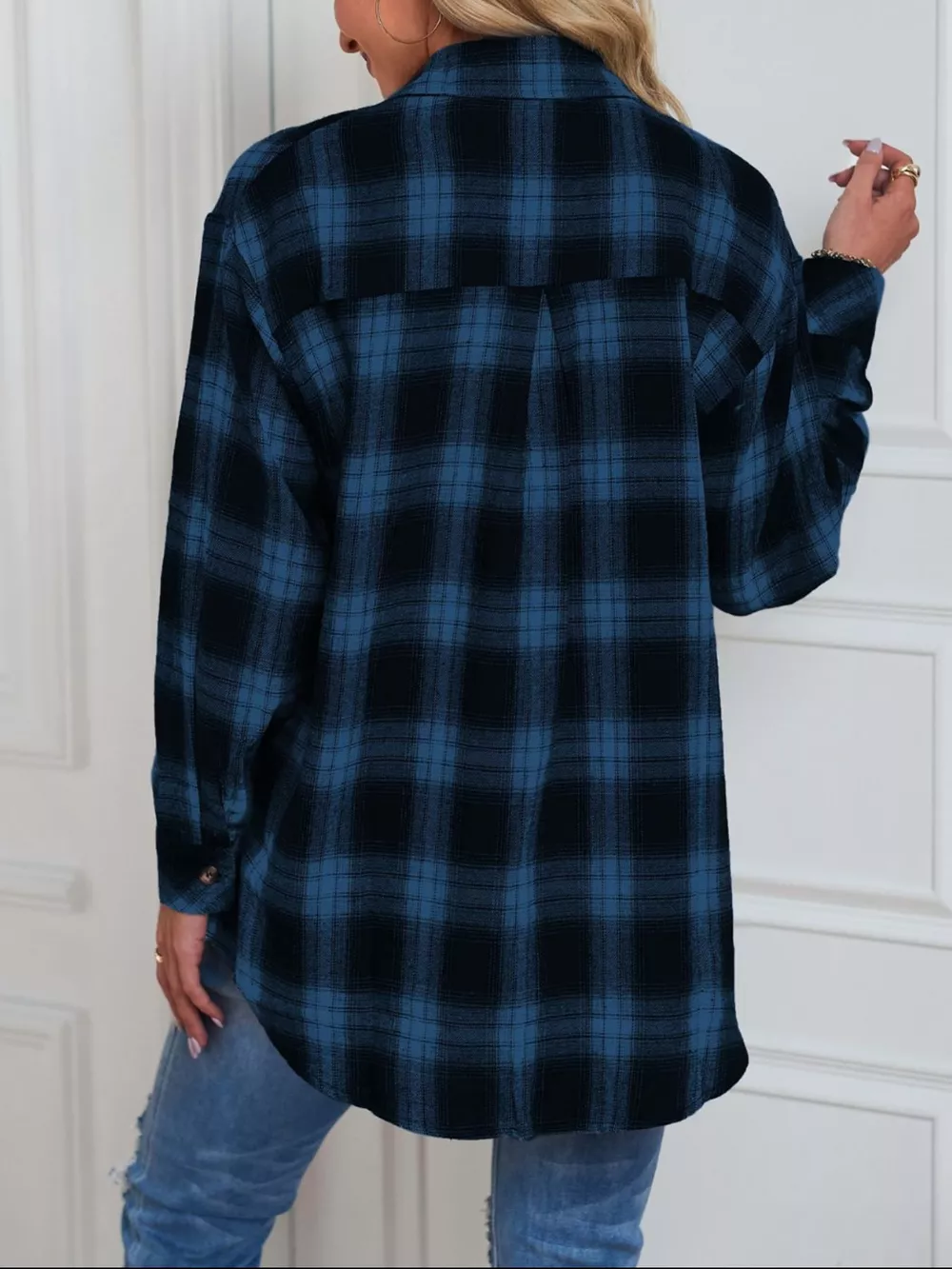 Casual Plaid Button Up Shirt, image 22