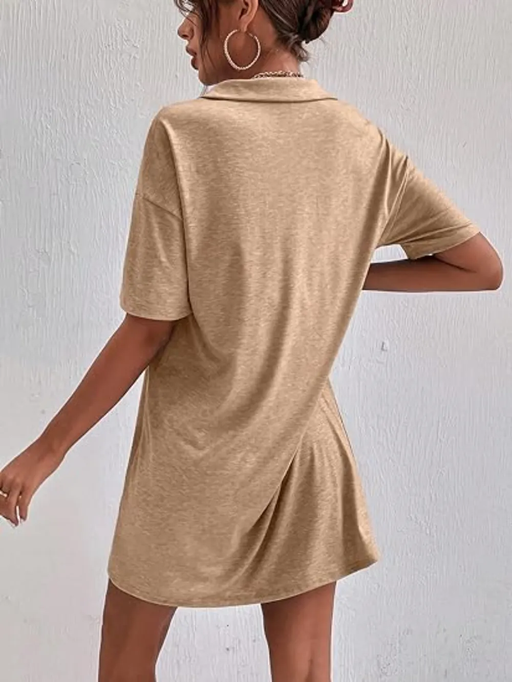 Johnny Collar Short Sleeve Polo Dress, image 3