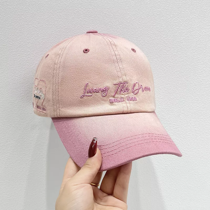 Gradient Color Embroidered Baseball Cap, image 6