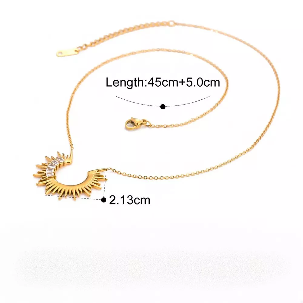 18K Gold-Plated Pendant Necklace, image 7