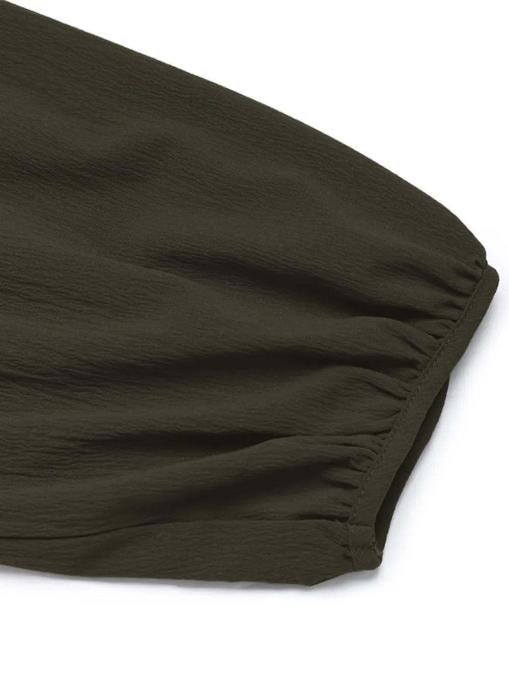 Button Front Balloon Sleeve Dress, image 2