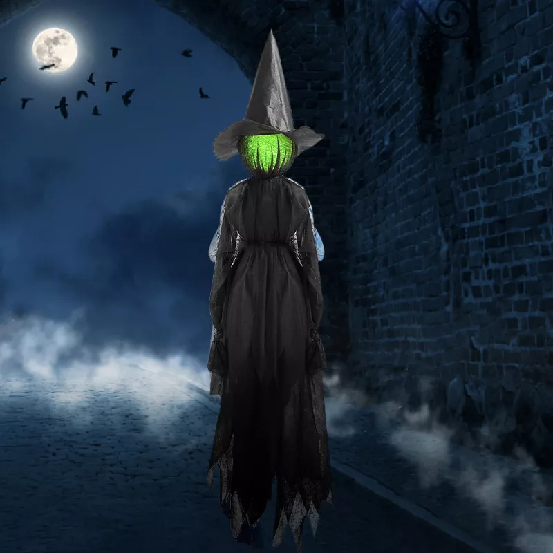 Halloween Glowing Head Witch, image 5