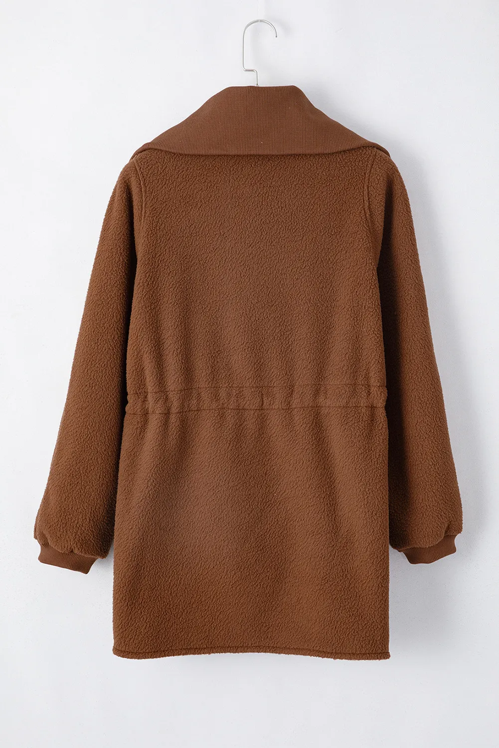 Drawstring Half Zip Long Sleeve Sweatshirt, image 3