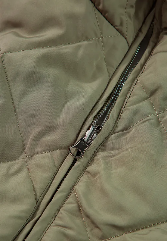 Fuzzy Zip Up Vest Coat with Pockets, image 5