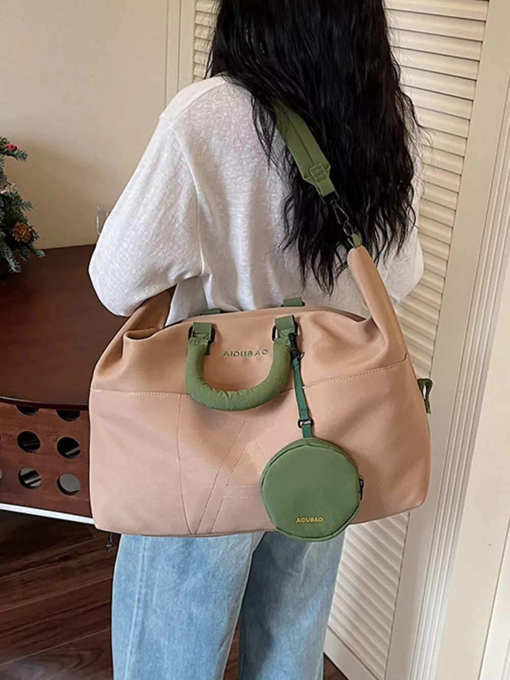 Duffle Bag with Detachable Pouch, image 3