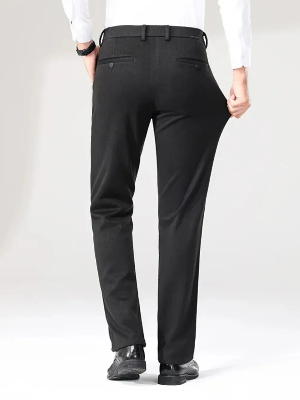 Men's Basic style Slim Fit Pants, image 3