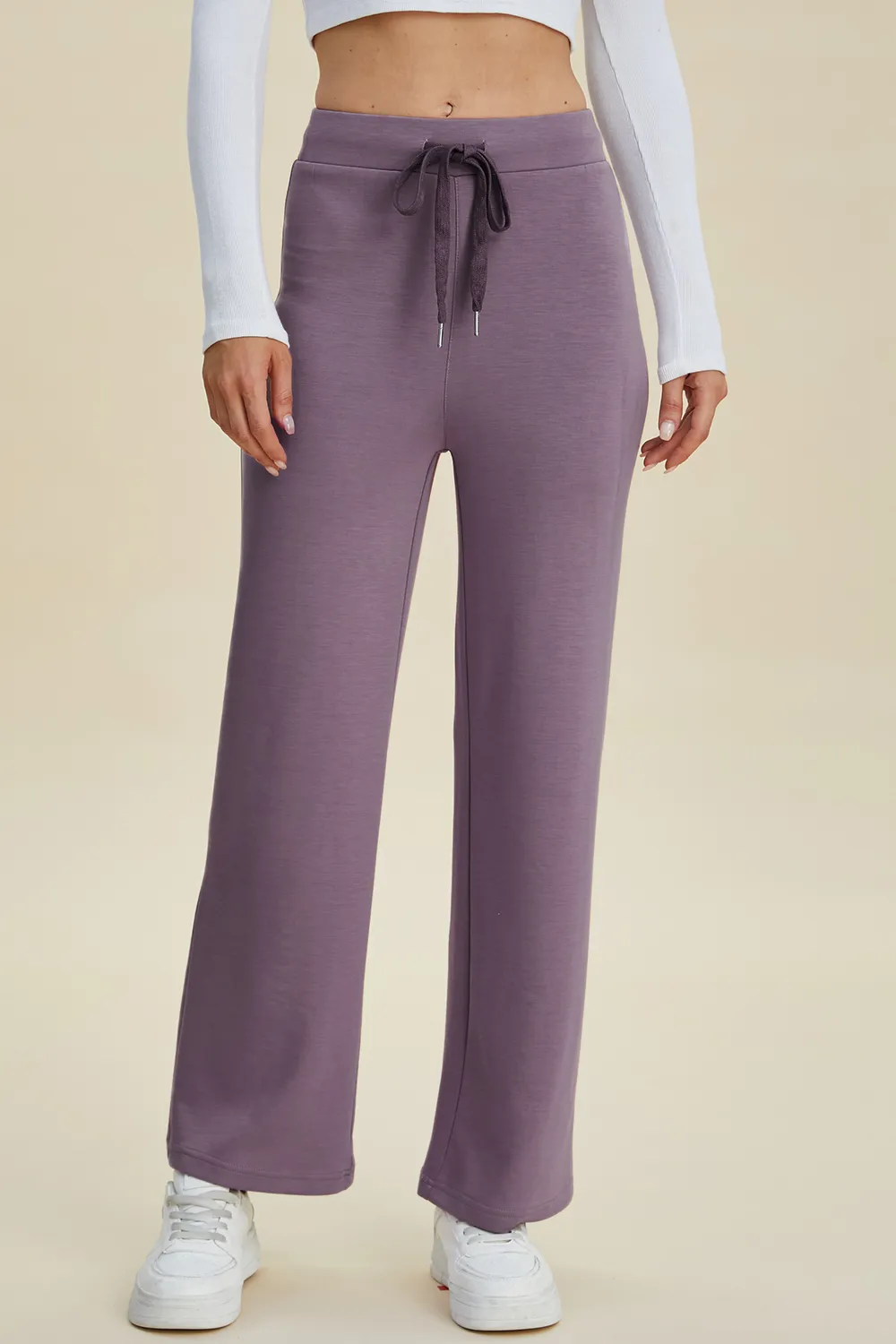 Full Size Air Scuba Drawstring Wide Leg Pants, image 6