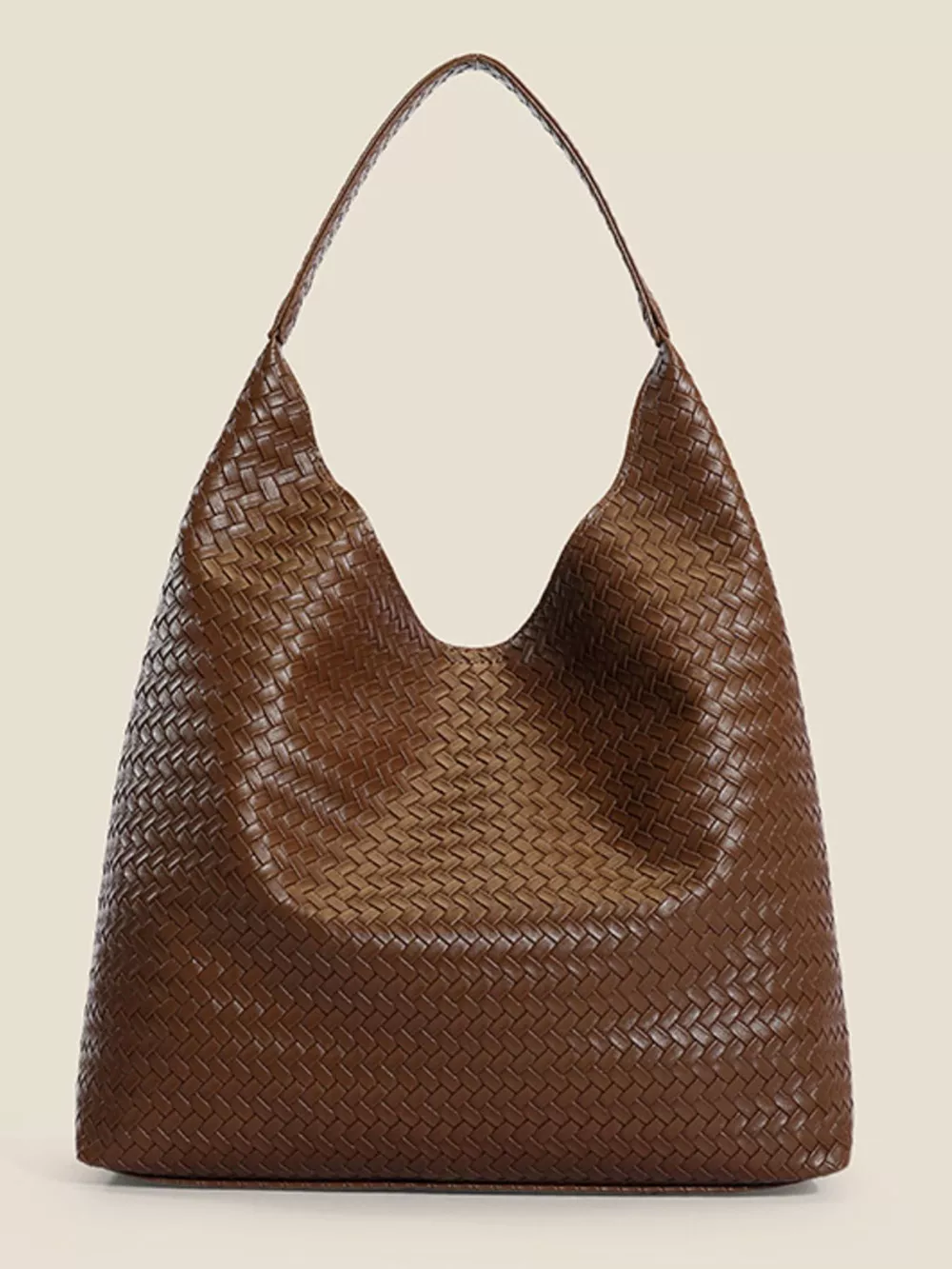Woven Texture Shoulder Bag and Wristlet Set, image 10