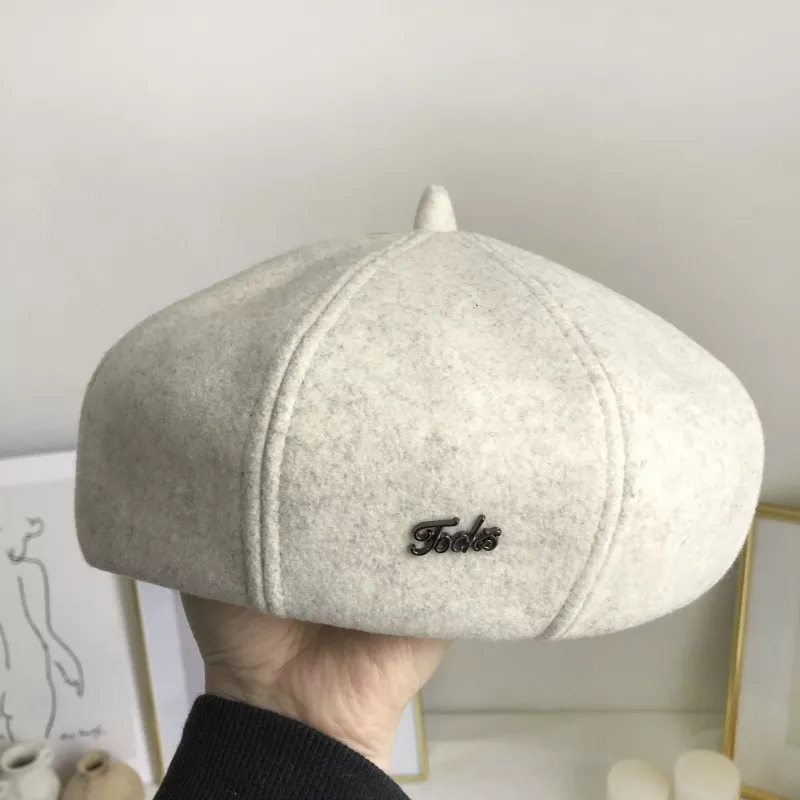 Solid Color Beret Hat, image 5