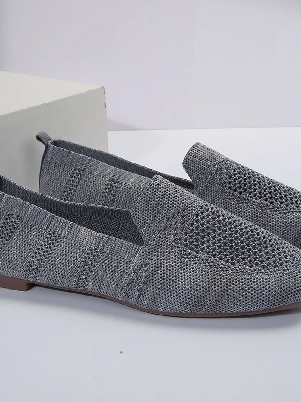 Square Toe Flat Slip-Ons, image 11