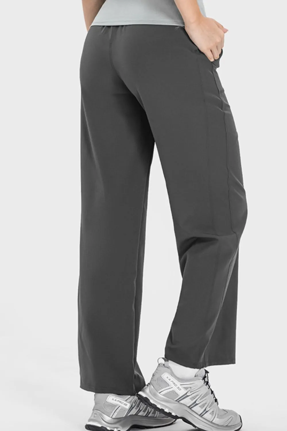Drawstring Pocketed Active Pants, image 5