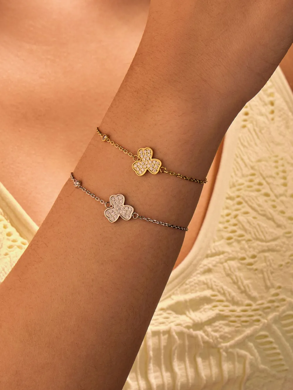 Stainless Steel Zircon Bracelet, image 2