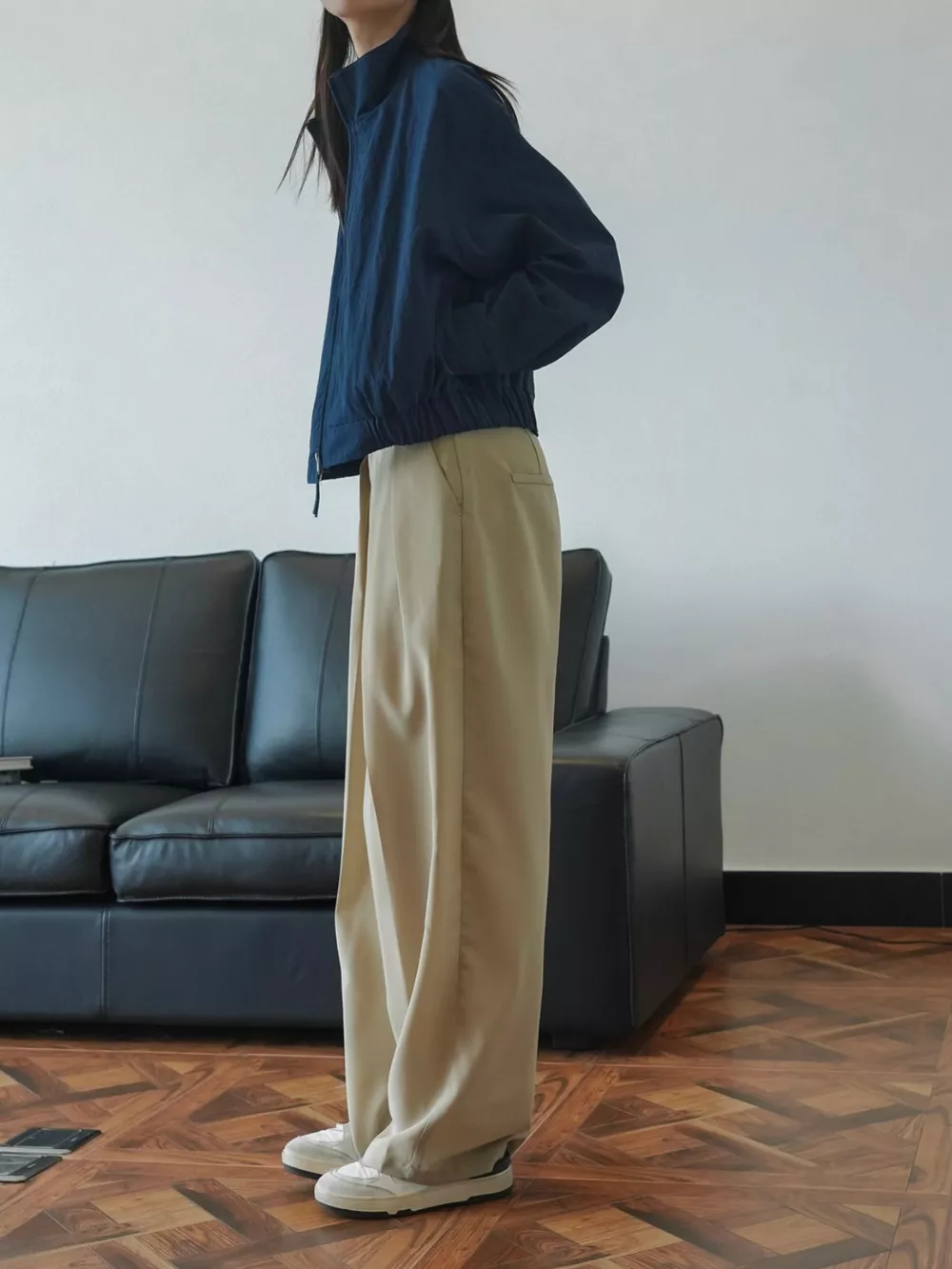 High-Waisted Pleated Wide-Leg Pants, image 35