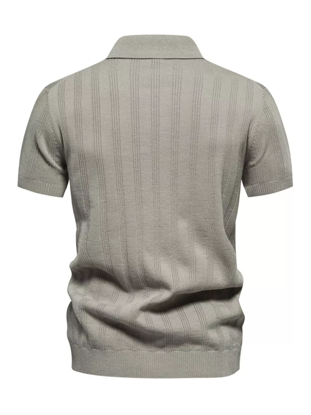Men's Short Sleeve Knit Polo, image 2