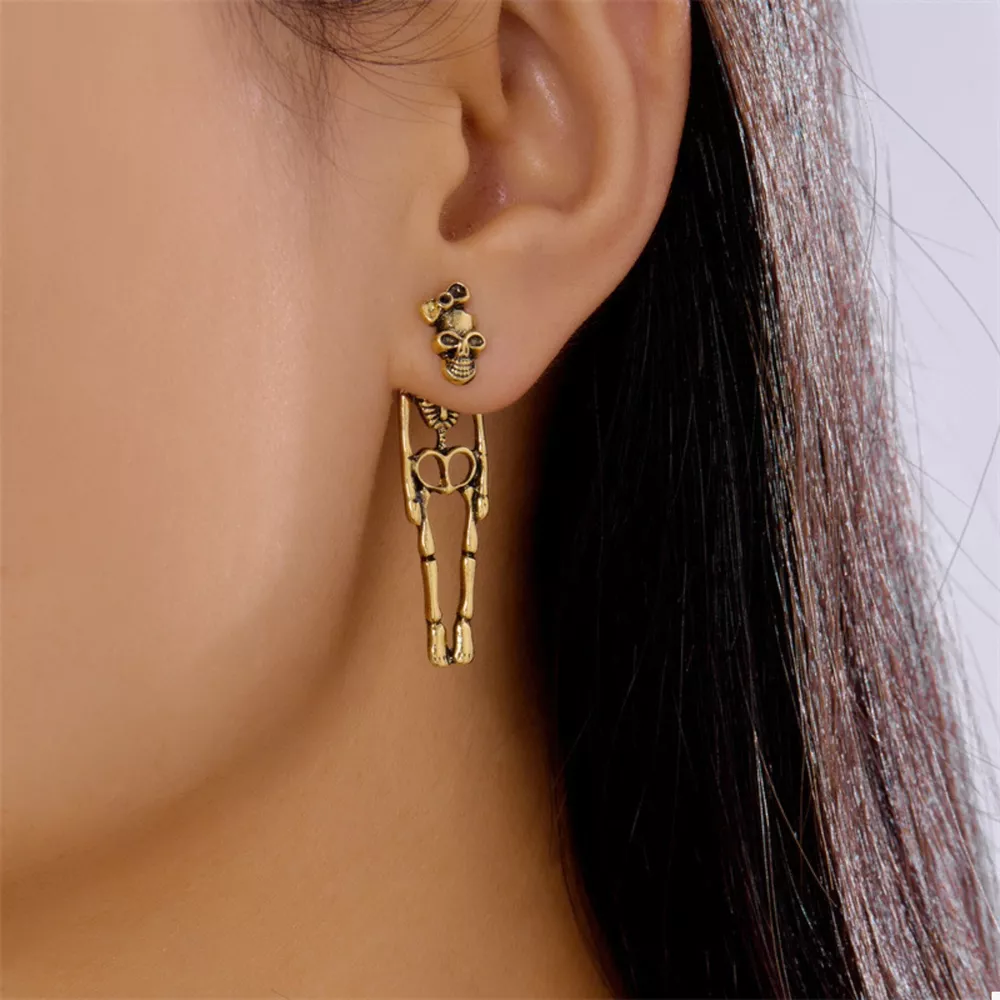 Halloween Skeleton Drop Earrings