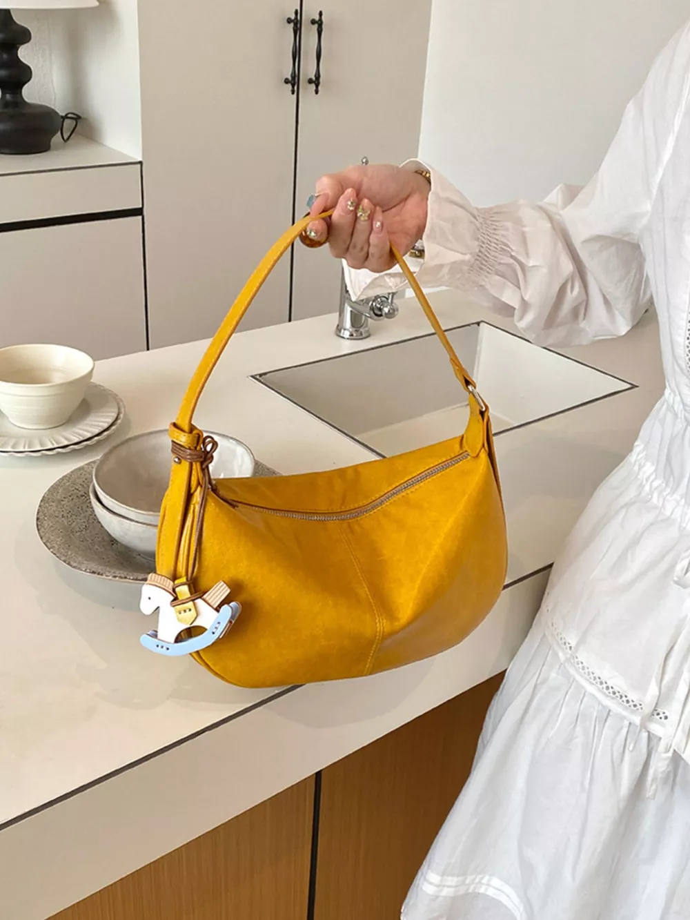 PU Leather Shoulder Bag, image 8