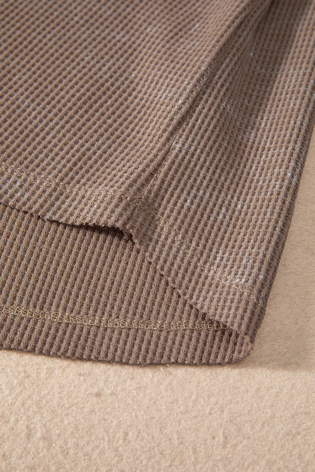 Notched Long Sleeve Top, image 2