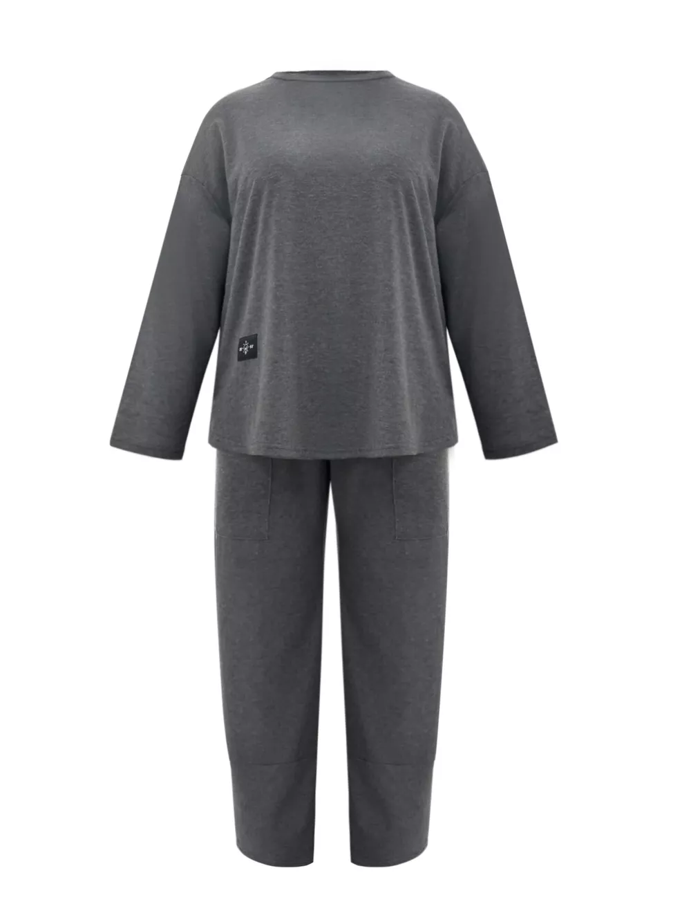 Plus Size Casual Loose Fit Top and Pants Two-Piece Set, image 6