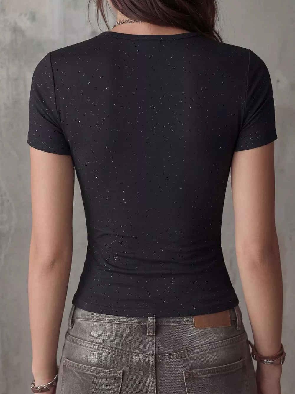 Slim-Fit V-Neck T-Shirt, image 5