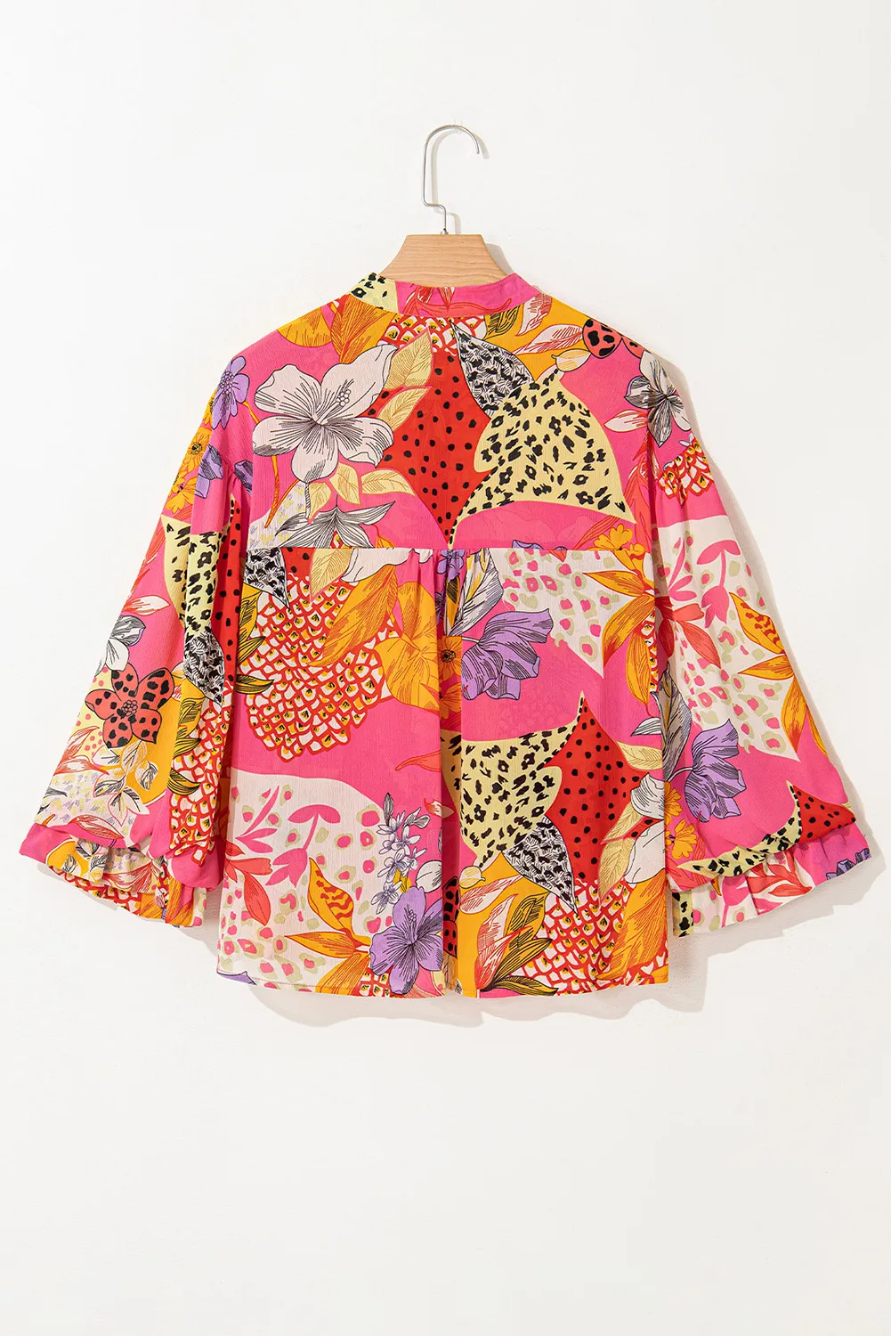 Printed Button Down Long Sleeve Shirt, image 2