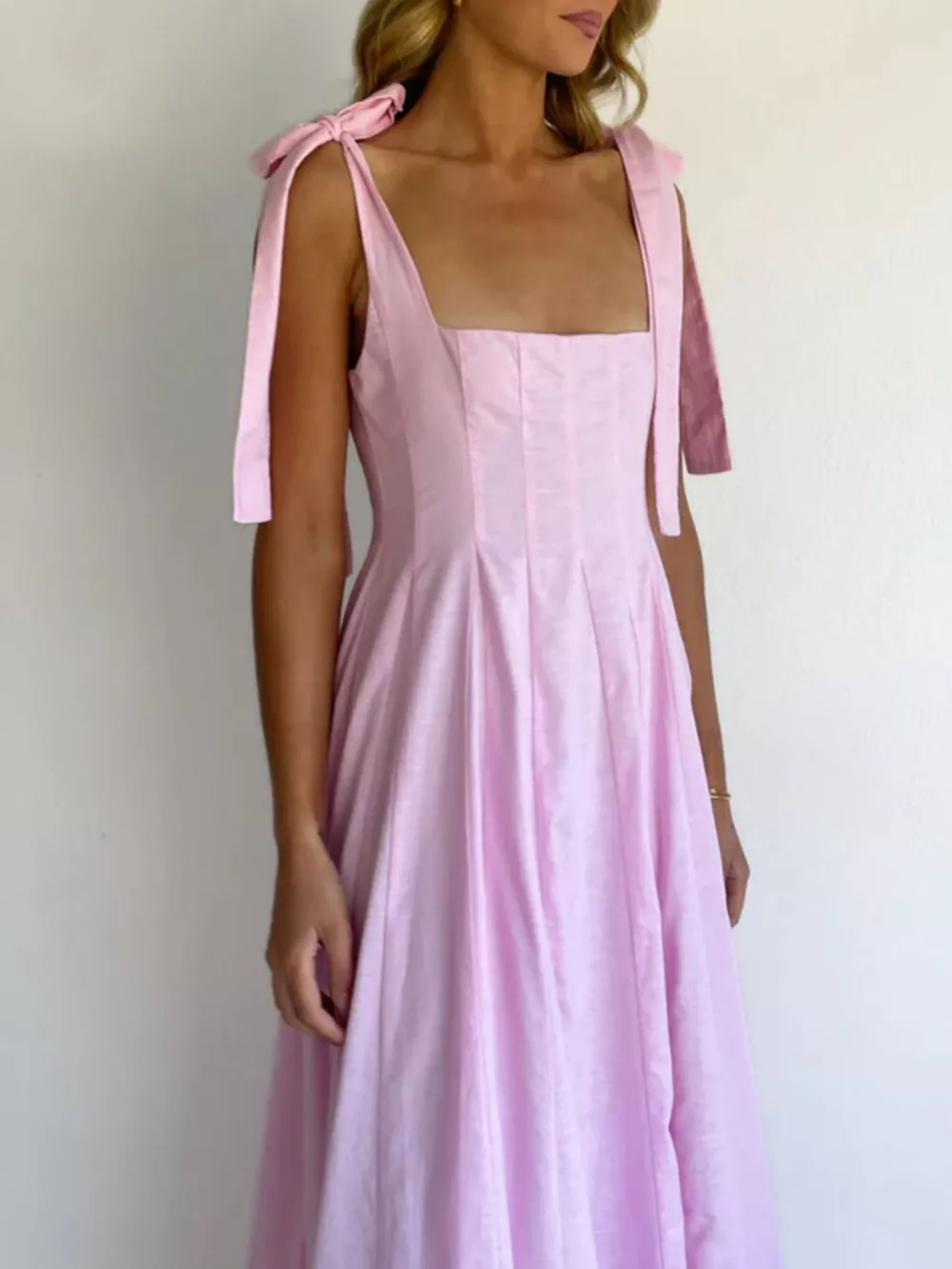 Gradient Tie Shoulder Maxi Dress, image 7